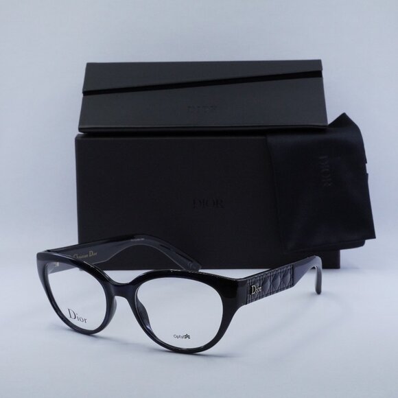 Dior CD3264 0EDU 00 Cat Eye Eyeglasses 51mm - Blue Spiegel - Picture 1 of 10